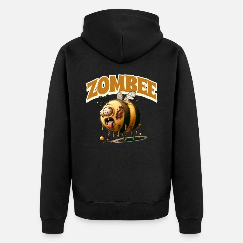 Abeille zombie Zombee - Veste à capuche bio Premium Unisexe - noir