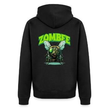 Abeille zombie Zombee - Veste à capuche bio Premium Unisexe - noir - Dos - Nico (187cm)