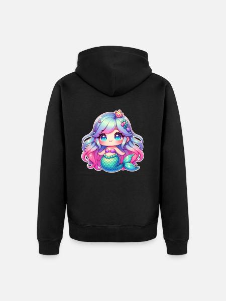 Sirène - Veste à capuche bio Premium Unisexe - noir
