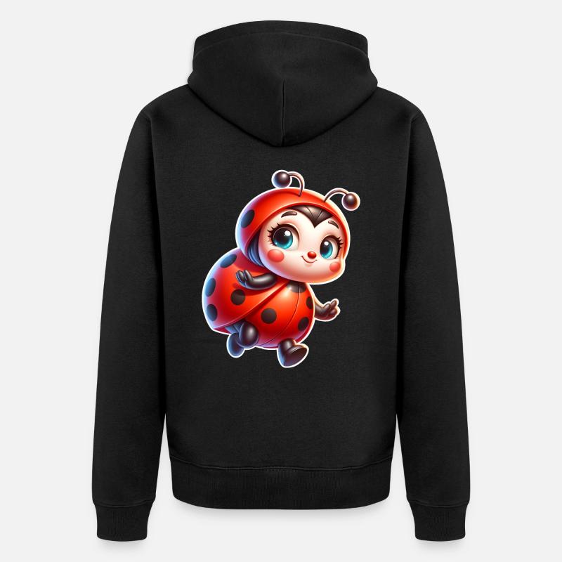 Coccinelle - Veste à capuche bio Premium Unisexe - noir