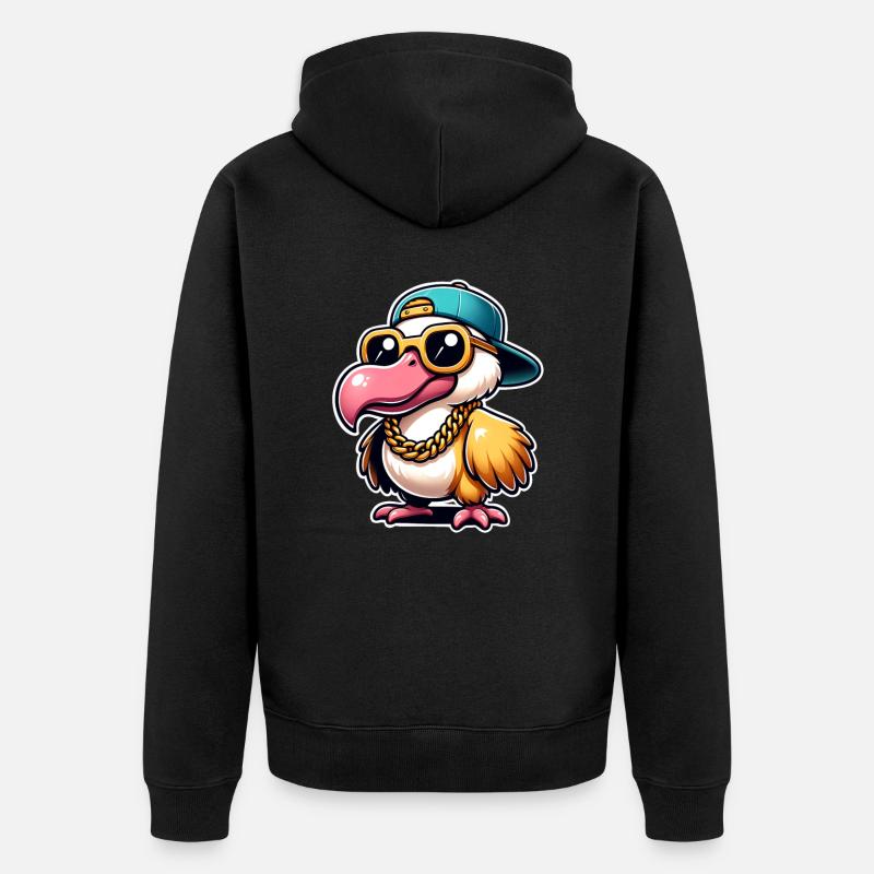 Dodo - Veste à capuche bio Premium Unisexe - noir