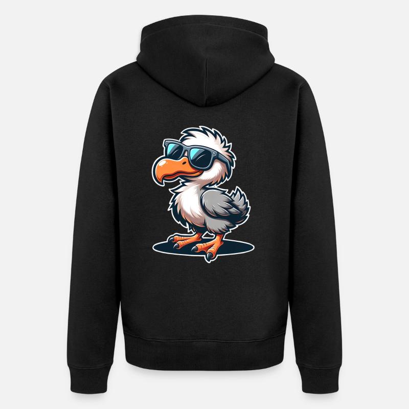 Dodo - Veste à capuche bio Premium Unisexe - noir