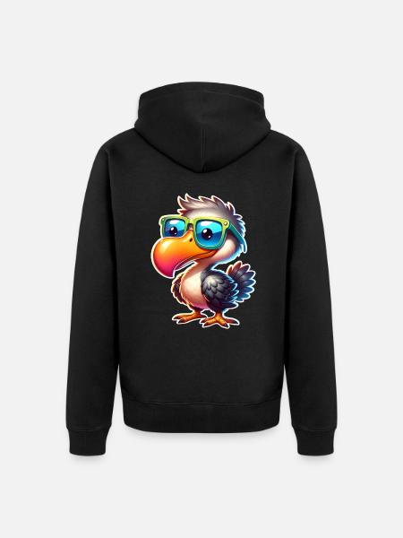 Dodo - Veste à capuche bio Premium Unisexe - noir