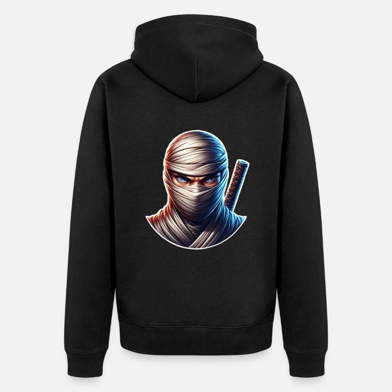 Ninja - Veste à capuche bio Premium Unisexe - noir