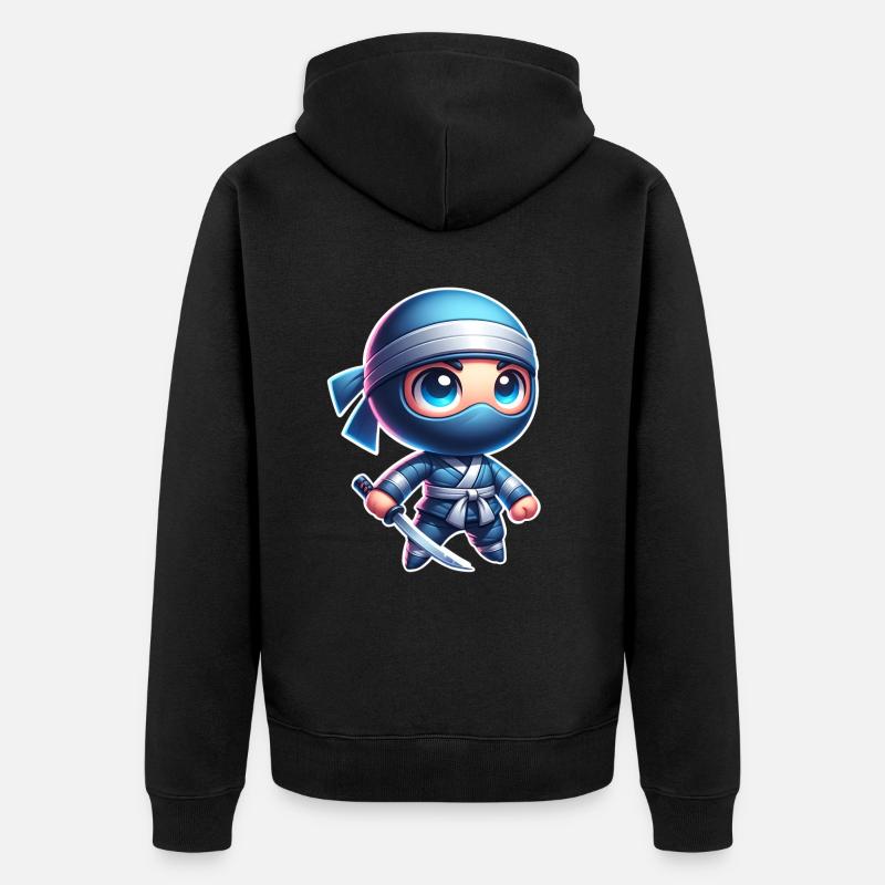 Ninja - Veste à capuche bio Premium Unisexe - noir