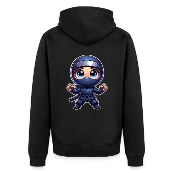 Ninja - Veste à capuche bio Premium Unisexe - noir - Dos - Nico (187cm)