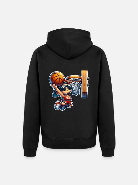 Basket-ball - Veste à capuche bio Premium Unisexe - noir