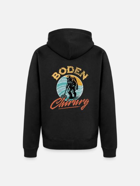 Sondeln Metalldetektor - Unisex Premium Bio Zip Hoodie - Schwarz