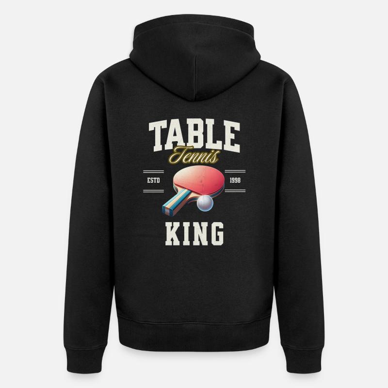 Ping-pong - Veste à capuche bio Premium Unisexe - noir