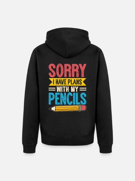 Architect - Unisex Premium Organic Zip Hoodie - black
