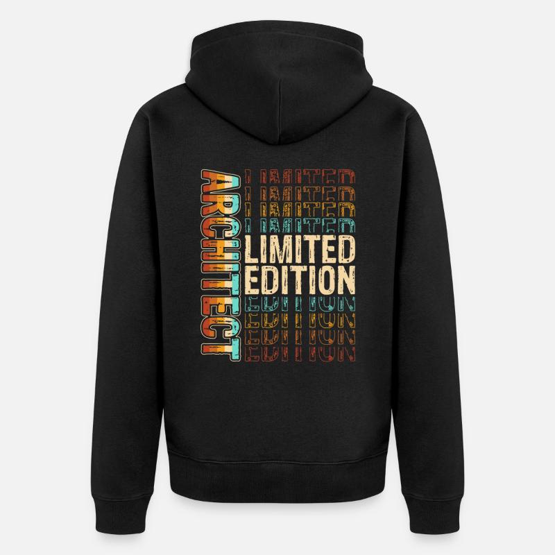 Architecte - Veste à capuche bio Premium Unisexe - noir