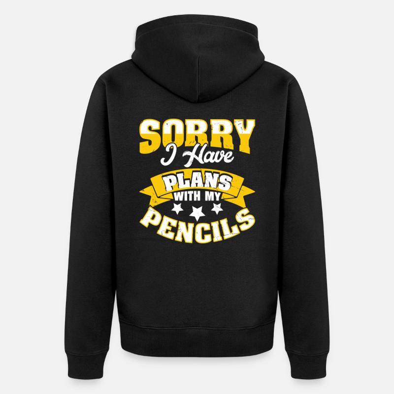 Architecte - Veste à capuche bio Premium Unisexe - noir