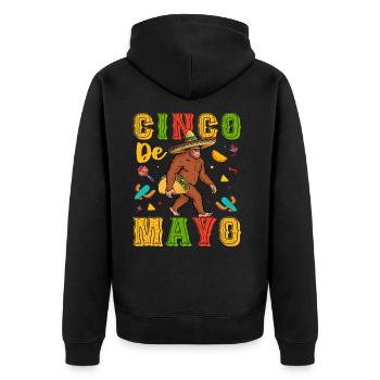 Cino De Mayo - Veste à capuche bio Premium Unisexe - noir - Dos - Nico (187cm)