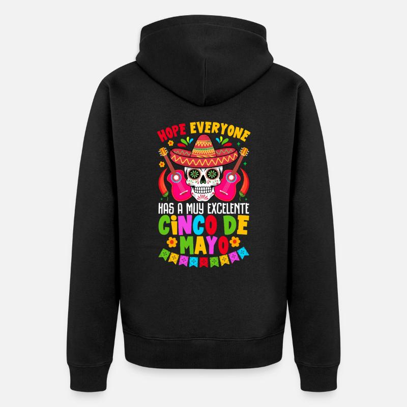 Cino de Mayo - Veste à capuche bio Premium Unisexe - noir