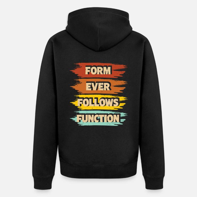 Architecte - Veste à capuche bio Premium Unisexe - noir