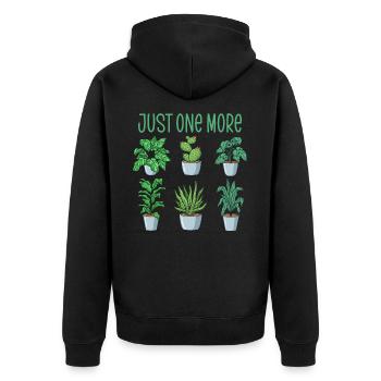 Planter - Veste à capuche bio Premium Unisexe - noir - Dos - Nico (187cm)