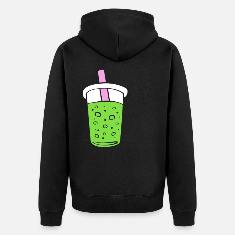 Le Matcha - Veste à capuche bio Premium Unisexe - noir