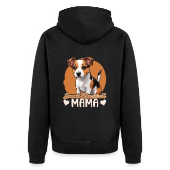 Jack Russell Maman - Veste à capuche bio Premium Unisexe - noir - Dos - Nico (187cm)