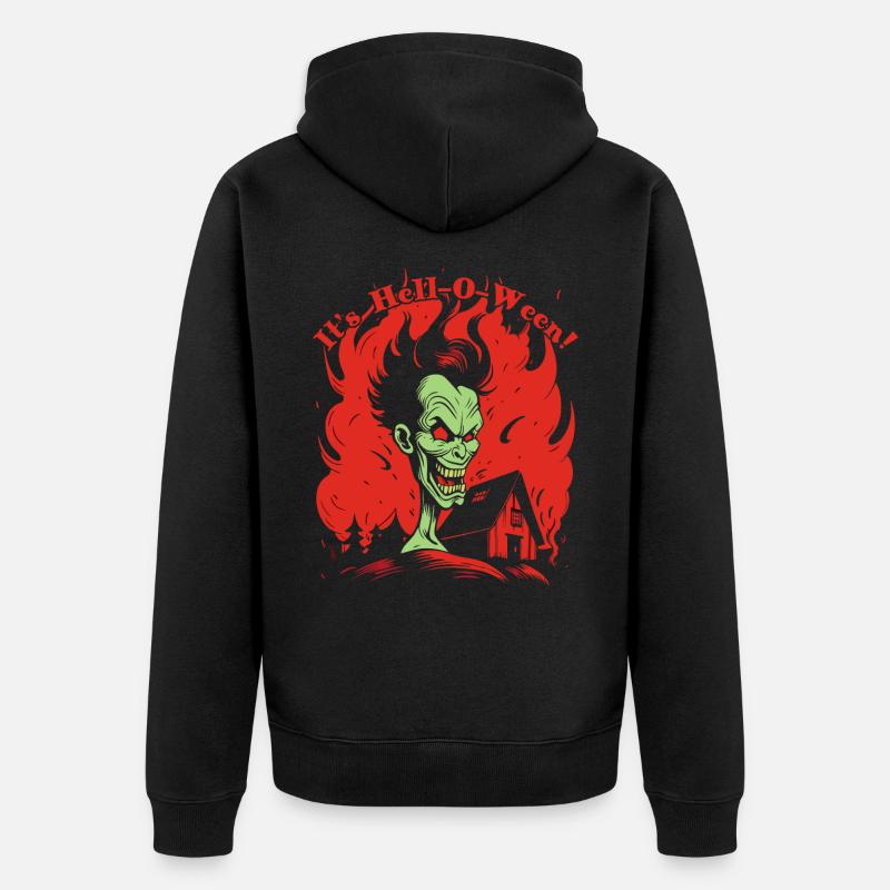 C’est l’enfer - Veste à capuche bio Premium Unisexe - noir