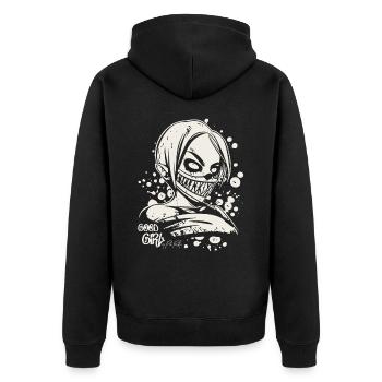 Good Love : Anime Manga Girl - Veste à capuche bio Premium Unisexe - noir - Dos - Nico (187cm)