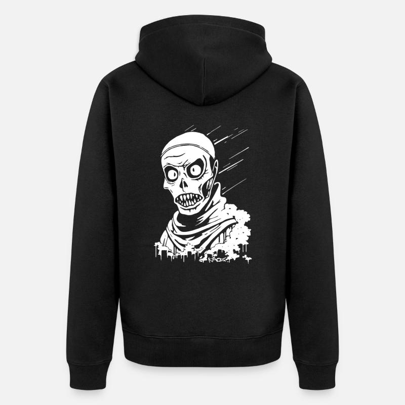 Créature de la nuit : Vampire - Veste à capuche bio Premium Unisexe - noir