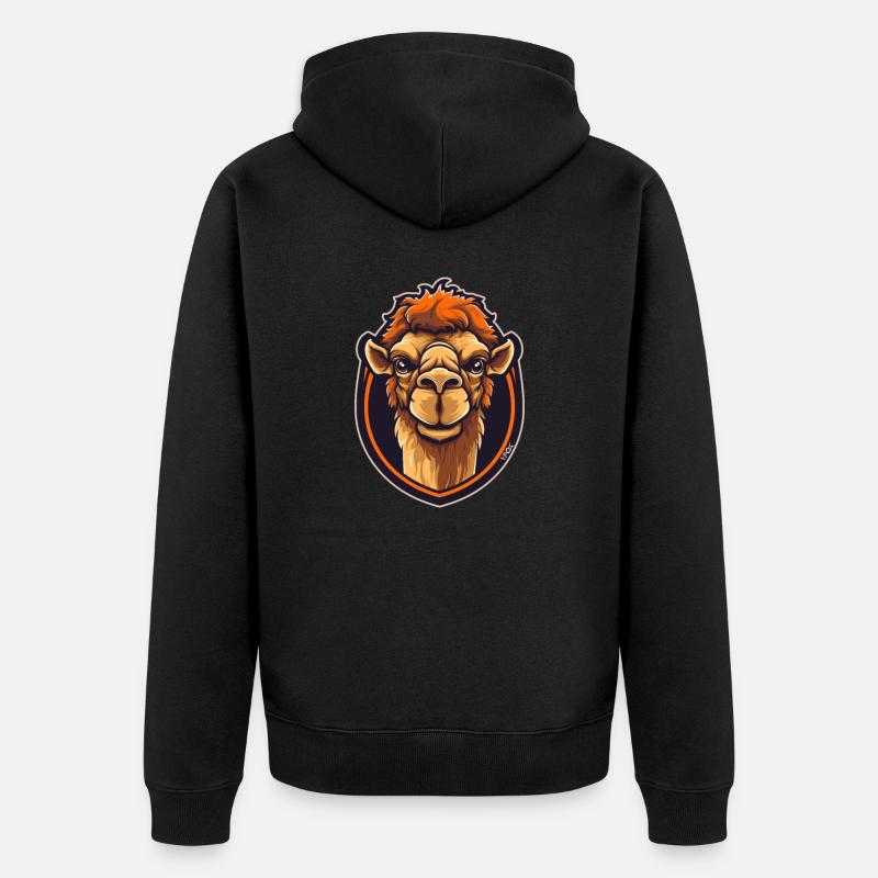 Dromadaire de sport - Veste à capuche bio Premium Unisexe - noir