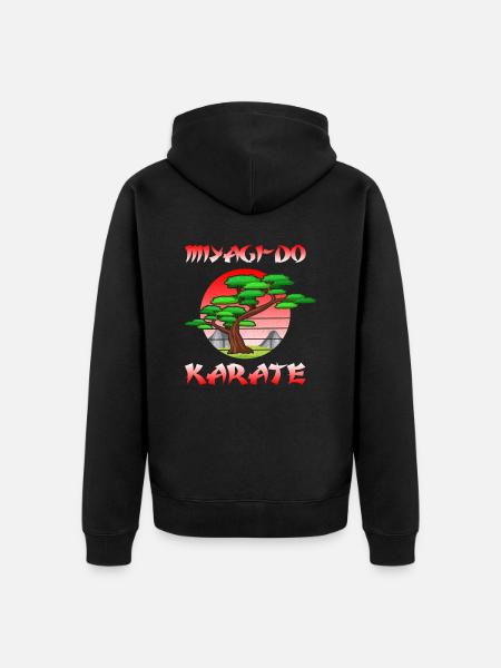 Myagi-do Karate - Unisex Premium Bio Zip Hoodie - Schwarz