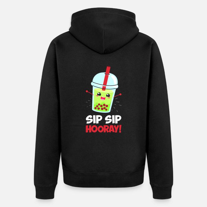 Sip Sip Hourra - Veste à capuche bio Premium Unisexe - noir