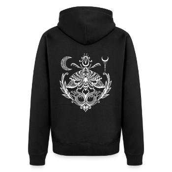 Conception Wicca. - Veste à capuche bio Premium Unisexe - noir - Dos - Nico (187cm)