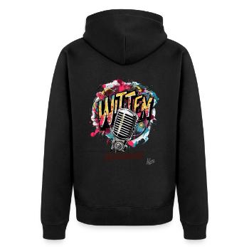 Witten – Ruhrpott Stolz - Veste à capuche bio Premium Unisexe - noir - Dos - Nico (187cm)