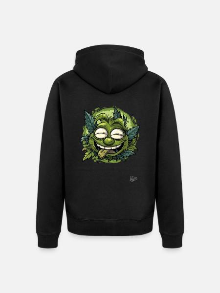 The Ever-Intoxicated Forest Goblin - Unisex Premium Organic Zip Hoodie - black