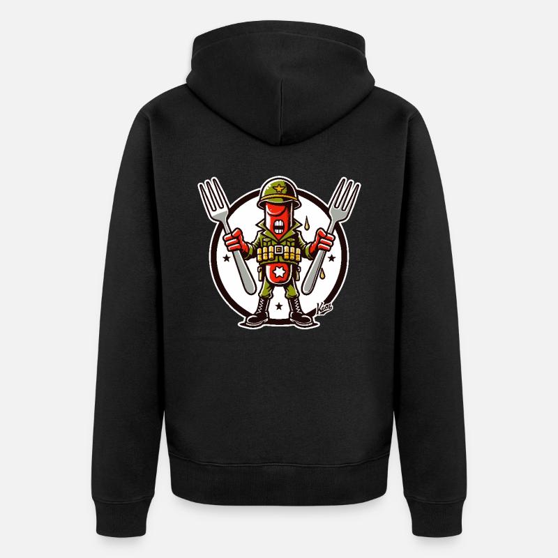 Capitaine de Wurst - Veste à capuche bio Premium Unisexe - noir