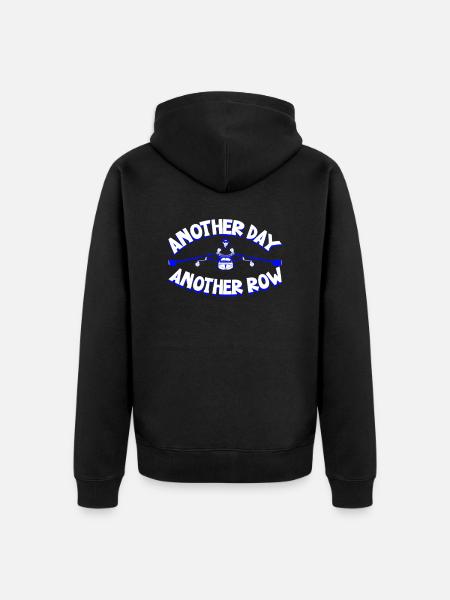 Another day, another series - Unisex Premium Organic Zip Hoodie - black