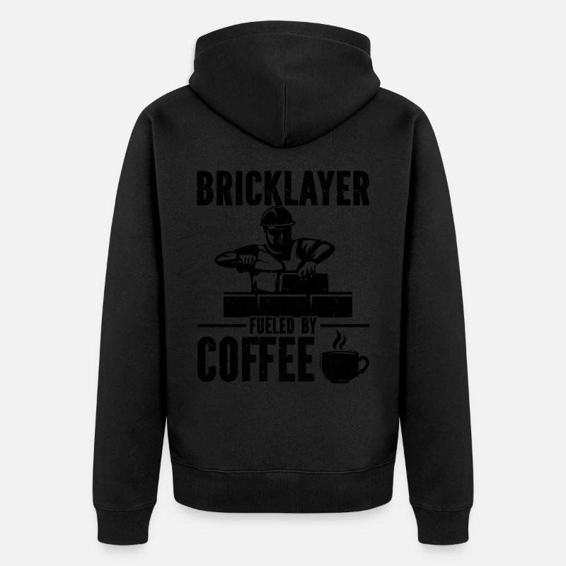 Maçon - Veste à capuche bio Premium Unisexe - noir