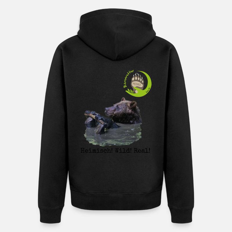 Pedro HWR - Veste à capuche bio Premium Unisexe - noir