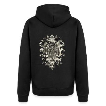 St. Mary, Mary Madonna with Child Jesus - Unisex Premium Organic Zip Hoodie - black - Back - Nico (187cm)
