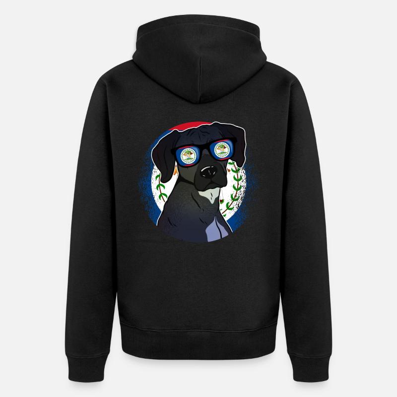 Belize - Veste à capuche bio Premium Unisexe - noir