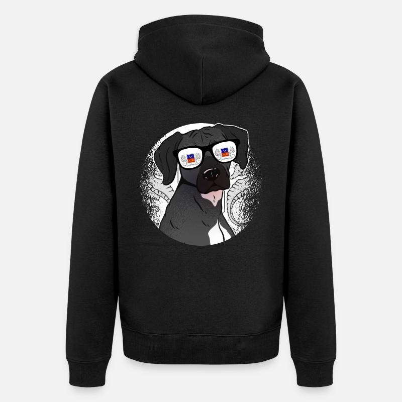 Mayotte - Veste à capuche bio Premium Unisexe - noir
