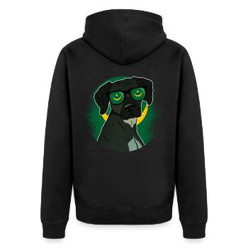 Mauritanie - Veste à capuche bio Premium Unisexe - noir - Dos - Nico (187cm)