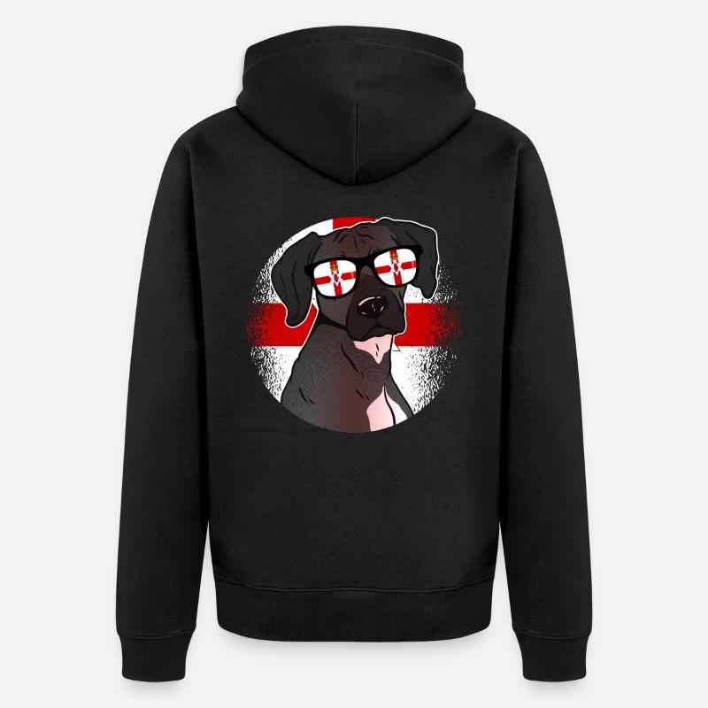 Irlande du Nord - Veste à capuche bio Premium Unisexe - noir