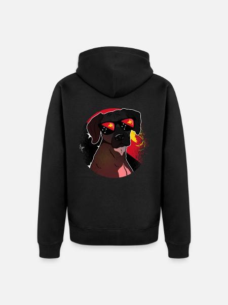 Papua New Guinea - Unisex Premium Organic Zip Hoodie - black