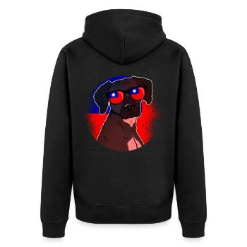 Taïwan - Veste à capuche bio Premium Unisexe - noir - Dos - Nico (187cm)