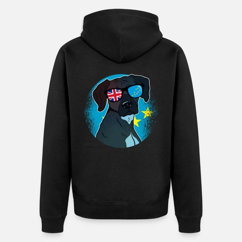 Tuvalu - Veste à capuche bio Premium Unisexe - noir