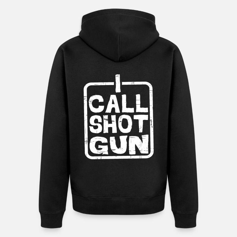 J’appelle Shotgun 5 - Veste à capuche bio Premium Unisexe - noir