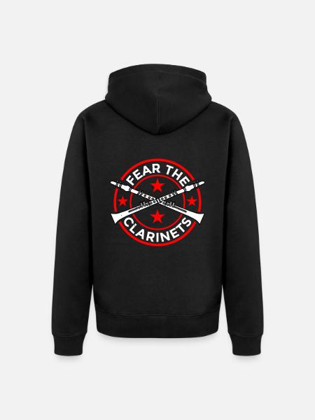 Fear The Clarinets 5 - Unisex Premium Organic Zip Hoodie - black