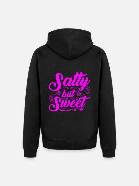 Salty but Sweet 12 - Unisex Premium Organic Zip Hoodie - black