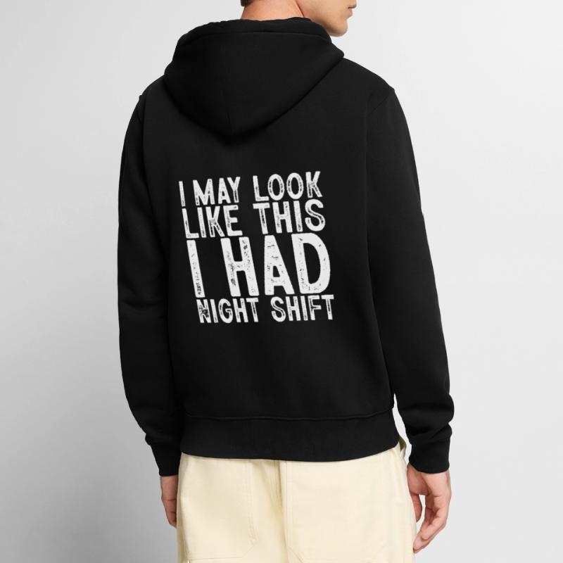 Je peux ressembler à ça, j’avais un quart de nuit Veste à capuche bio Premium Unisexe