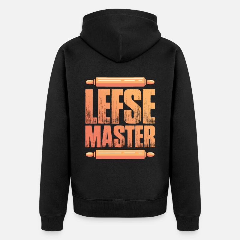 Lefse Master 12 - Veste à capuche bio Premium Unisexe - noir