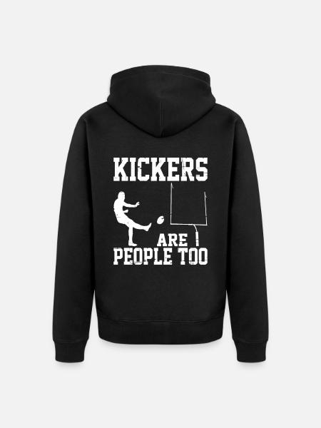 Kickers Are People Too 31 - Unisex Premium Organic Zip Hoodie - black