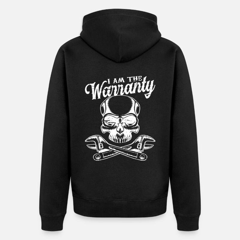 Je suis la garantie 9 - Veste à capuche bio Premium Unisexe - noir